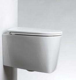 Унитаз подвесной Axa DP безободковый 36х50,5 см керамика белый глянцевый 8401001