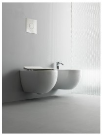 Унитаз подвесной Axa Glomp безободковый 36,5х51 см керамика белый матовый 0201012