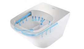 Унітаз підвісний без обідка Duravit серія DuraStyle 255109000 + Сидіння 0063790000