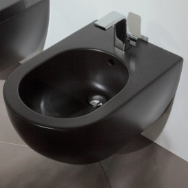 Унітаз підвісний безободковий Flaminia APP санфаянс графіт AP118G NERO MATT (GRAFFITE)
