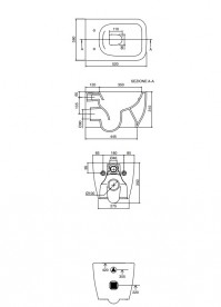 Унитаз подвесной безободковый Scarabeo Teorema 2.0 5126CL