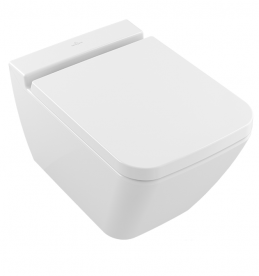 Унитаз подвесной безободковый Villeroy&Boch Finion с покрытием Ceramic Plus 4664R0R1 + сиденье 9M88S1R1