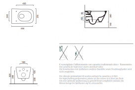 Унитаз подвесной Catalano Green 55х37 см керамика белый 1VS55RGR00 + Сиденье soft close 5GR55STP00