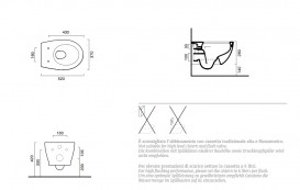 Унитаз подвесной Catalano Italy Newflush 37х52 см керамика белый глянцевый + сиденье 1VS52RIT00+5NLV5STF00