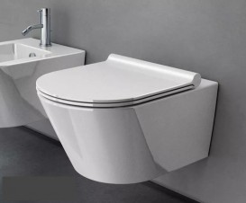 Унітаз підвесної Catalano New Zero NewFlush кераміка глянцевий білий 1VSZ46R00