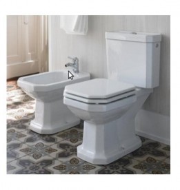 Чаша унитаза-компакта Duravit 1930 Series 35,5х66,5 см керамика белый 227010000