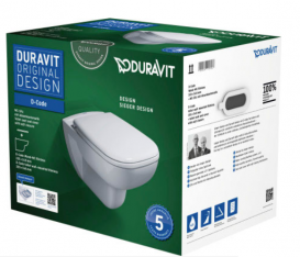 Унитаз подвесной Duravit D-Code + Сиденье 45700900A1