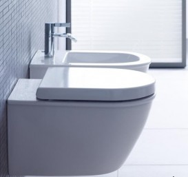 Унітаз підвісний Duravit Darling New Rimless 36,5х54 см кераміка білий 2557090000