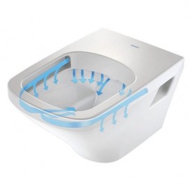 Унітаз підвісний Duravit DuraStyle Rimless 37х54 см кераміка білий 2538090000