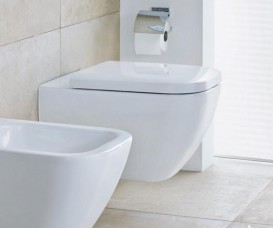 Унітаз підвісний Duravit Happy D.2 Rimless 36,5х54 см кераміка білий 22220900001