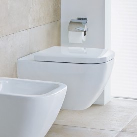 Унітаз підвісний Duravit Happy D.2 Rimless 36,5х54 см з покриттям HygieneGlaze кераміка білий 2222092000