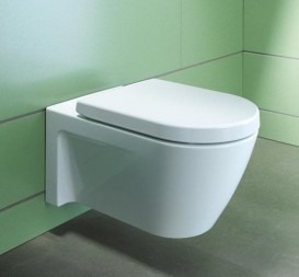 Унитаз подвесной Duravit Starck 2 37х54 см керамика белый 2534090000