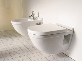 Унитаз подвесной Duravit Starck 3 36,5х54 см керамика белый 2201090000