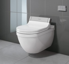 Унітаз підвісний Duravit Starck 3 36,5х62 см кераміка білий 2226590000