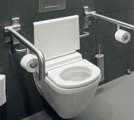 Унитаз подвесной Duravit Starck 3 для инвалидов на колясках 37х70 см керамика белый 2203090000