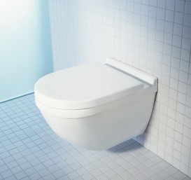 Унітаз підвісний Duravit Starck 3 Rimless 36,5х54 см кераміка білий 2527090000