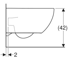 Унітаз підвісний Geberit Acanto безободковий TurboFlush 35,5х53 см сантехнічний фарфор білий 502.717.00.1