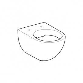 Унитаз подвесной Geberit Acanto Rimfree воронкообразный закрытая форма санфарфор белый 500.600.01.2