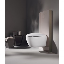 Унітаз підвісний Geberit Geberit Citterio Rimfree воронкоподібний закрита форма санфарфор білий KeraTect 500.510.01.1