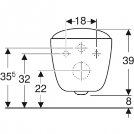 Унітаз підвісний Geberit Geberit Citterio Rimfree воронкоподібний закрита форма санфарфор білий KeraTect 500.510.01.1