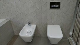 Унитаз подвесной Geberit myDay Rimfree воронкообразный закрытая форма санфарфор белый KeraTect 201460600