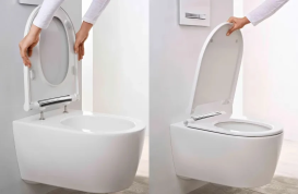 Унитаз подвесной Geberit One 37х54 см безободковый сиденье Soft Close керамика белый матовый 500.202.JT.1