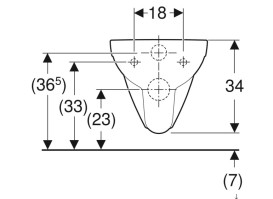 Унитаз подвесной Geberit Selnova Compact 35,5х48 см безободковый сантехнический фарфор белый 500.349.01.7