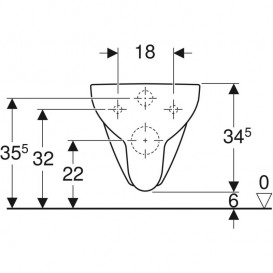 Унитаз подвесной Geberit Selnova Compact безободковый 35х49 см фарфор белый 500.280.01.1