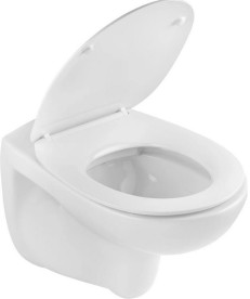 Унитаз подвесной Grohe 35,5х55,5 см с инсталляцией крышкой и кнопкой смыва белый UA38840966A