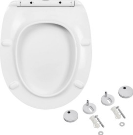 Унитаз подвесной Grohe 35,5х55,5 см с инсталляцией крышкой и кнопкой смыва белый UA38840966A