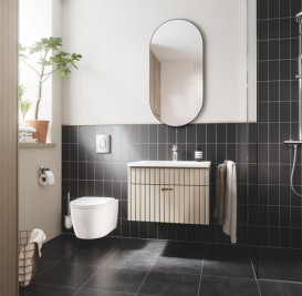 Унитаз подвесной Grohe Bau Ceramic 36,8х54,3 см с крышкой Soft-Close керамика альпин-белый 103860SH00