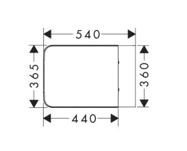Унитаз подвесной Hansgrohe EluPura Original S 36х54 см с крышкой керамика SmartClean белый 61182450