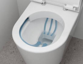 Унитаз подвесной Hansgrohe EluPura Original S безободковый 36х54 см керамика HygieneEffect белый 62016450