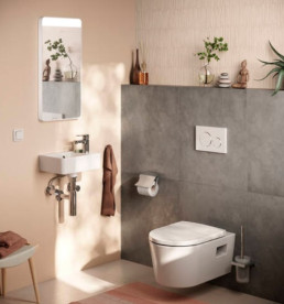 Підвісний унітаз Hansgrohe EluPura Original S AquaChannel Flush 36х54 см з кришкою кераміка білий 60288450