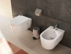 Підвісний унітаз Hansgrohe EluPura Original S AquaChannel Flush 36х54 см з кришкою кераміка білий 60288450
