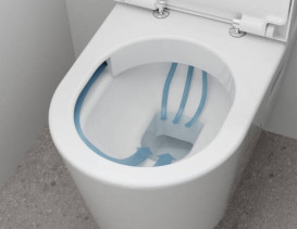 Унитаз подвесной Hansgrohe EluPura Original S AquaChannel Flush 36х54 см с крышкой керамика белый 60207450