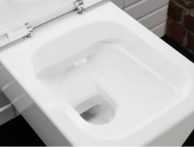 Унитаз подвесной Hansgrohe EluPura Q AquaFall Flush безободковый 36х54 см керамика белый 60194450