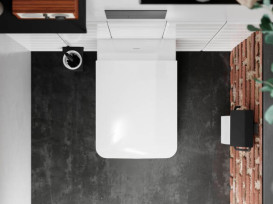 Унитаз подвесной Hansgrohe EluPura Q AquaFall Flush безободковый 36х54 см керамика белый 60194450