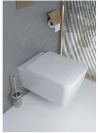 Унитаз подвесной Hansgrohe EluPura Q AquaFall Flush безободковый 36х54 см керамика белый 60194450