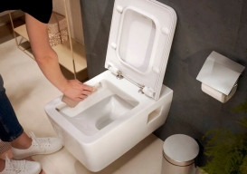 Унитаз подвесной Hansgrohe EluPura Q AquaChannel Flush 36х54 см керамика белый 60145450