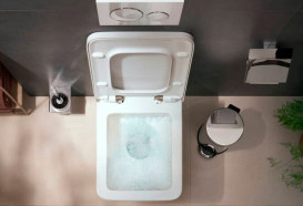 Унитаз подвесной Hansgrohe EluPura Q AquaChannel Flush 36х54 см керамика белый 60145450