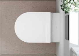 Унитаз подвесной Hansgrohe EluPura S 36х54 см с крышкой керамика HygieneEffect белый 62025450