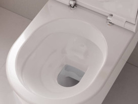 Унитаз подвесной Hansgrohe EluPura S AquaFall Flush безободковый 36х54 см керамика белый 60193450