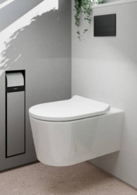 Унитаз подвесной Hansgrohe EluPura S AquaFall Flush безободковый 36х54 см керамика белый 60193450