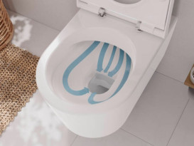 Унитаз подвесной Hansgrohe EluPura S AquaFall Flush безободковый 36х54 см керамика белый 60193450