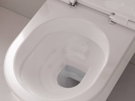 Унітаз підвісний Hansgrohe EluPura S AquaFall Flush 36х54 см кераміка SmartClean білий 61118450