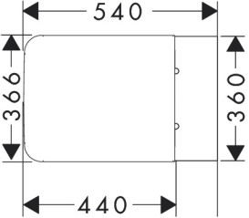 Унитаз подвесной Hansgrohe EluPura S AquaFall Flush 36х54 см с крышкой керамика белый 60293450