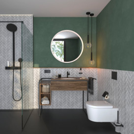Унитаз подвесной Hansgrohe EluPura S AquaHelix Flush 36х54 см керамика белый 60343450