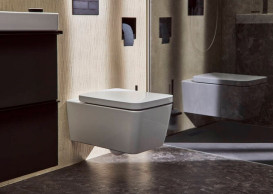 Унитаз подвесной Hansgrohe EluPura Q безободковый 36х54 см керамика HygieneEffect белый 62022450