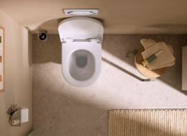 Унитаз подвесной Hansgrohe GladeLake S AquaChannel Flush 36х54 см с сиденьем с крышкой керамика белый 60201450